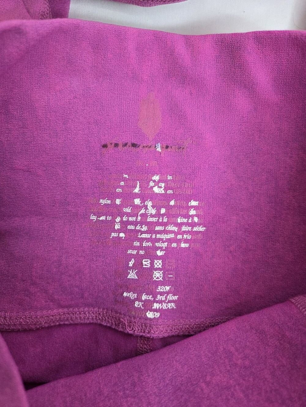 Free People Size M Movement Seamless High-Waist Berry Pink Sport Leggings - Picture 6 of 12